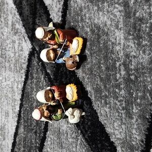 TII COLLECTIONS MINI RESIN NATIVITY HOLY FAMILY W/ ANIMALS FIGURINES HOL…